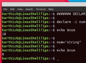LinuxBashShellでDeclareコマンドを使用する方法 