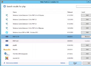Installer PHP sur Windows Server 2012 et versions ultérieures 